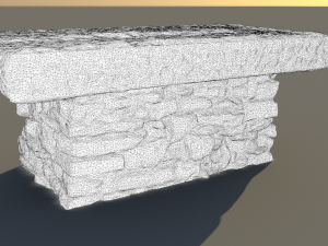 3d church altar scan from a real object 3D Model