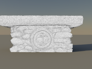 3d church altar scan from a real object 3D Model