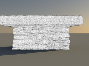 3d church altar scan from a real object 3D Model