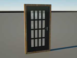 3d door - main entrance 3D Model