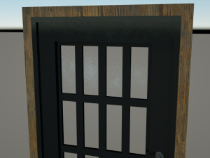 3d door - main entrance 3D Model