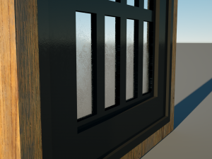 3d door - main entrance 3D Model