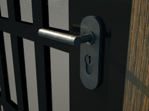 3d door - main entrance 3D Model