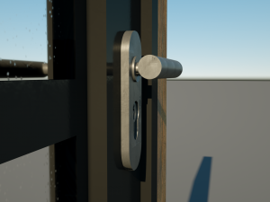3d door - main entrance 3D Model