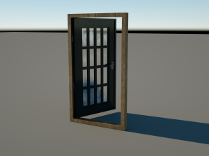 3d door - main entrance 3D Model