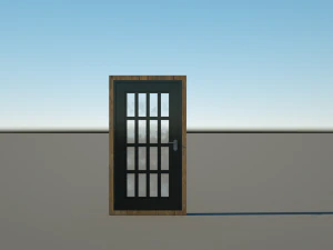 3d door - main entrance 3D Model