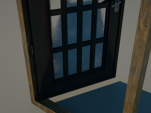 3d door - main entrance 3D Model