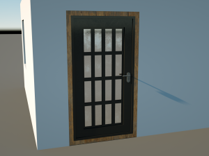 3d door - main entrance 3D Model