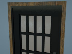 3d door - main entrance 3D Model