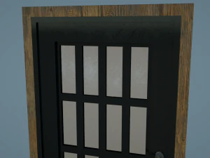 3d door - main entrance 3D Model