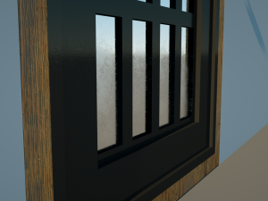 3d door - main entrance 3D Model