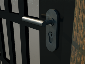 3d door - main entrance 3D Model