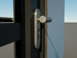 3d door - main entrance 3D Model