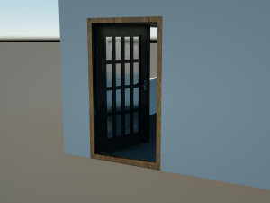 3d door - main entrance 3D Model