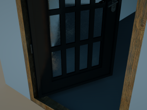 3d door - main entrance 3D Model