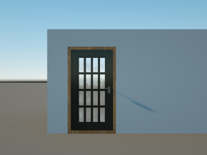 3d door - main entrance 3D Model