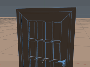 3d door - main entrance 3D Model