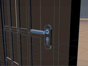 3d door - main entrance 3D Model
