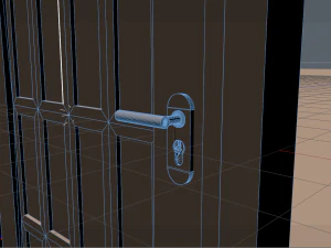 3d door - main entrance 3D Model