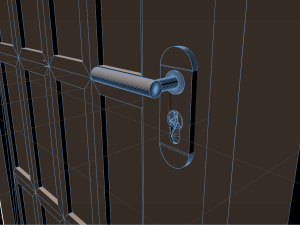 3d door - main entrance 3D Model