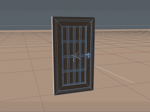3d door - main entrance 3D Model