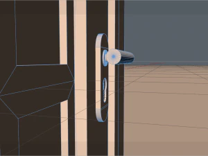 3d door - main entrance 3D Model