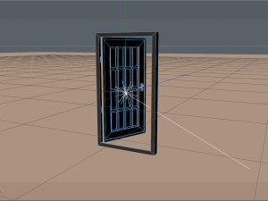 3d door - main entrance 3D Model