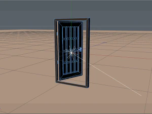3d door - main entrance 3D Model