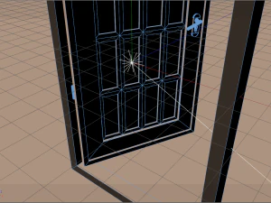 3d door - main entrance 3D Model