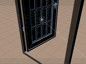 3d door - main entrance 3D Model