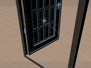 3d door - main entrance 3D Model
