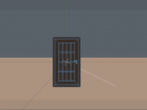 3d door - main entrance 3D Model