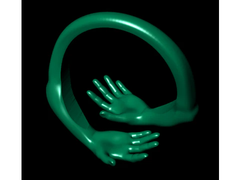 Hug ring 3D Print Model