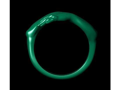 Hug ring 3D 프린트 모델