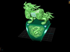 ring pixiu 3Dプリントモデル
