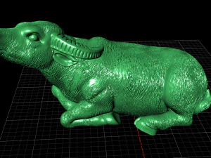 バッファロー 3Dプリントモデル