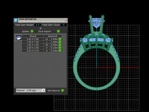 diamond ring 3D-Druckmodell
