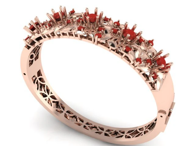 bracelet diamond 3D Print Model .c4d .max .obj .3ds .fbx .stl .blend 