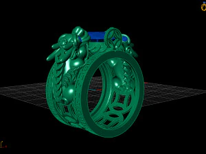 Bixie-ring 3D printmodel