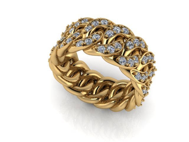 diamond ring 3D प्रिंट मॉडल .c4d .max .obj .3ds .fbx .stl .blend 
