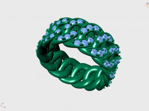 diamond ring 3D Print Model