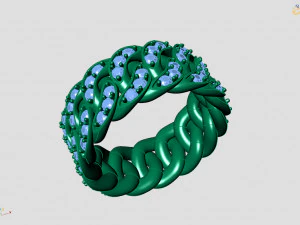 diamond ring 3D Print Model