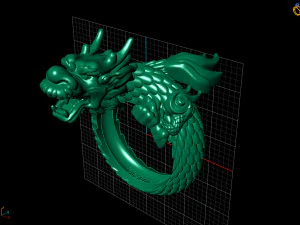ring dragon 3D Print Model