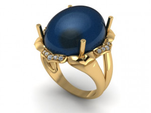 diamond ring 3D 打印模型
