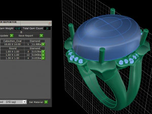 diamond ring 3D Print Model