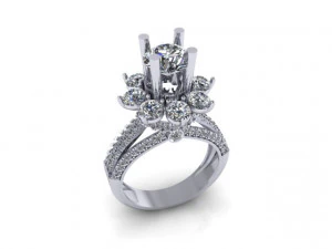 diamond ring 3D Print Model