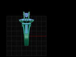 diamond ring 3D Print Model