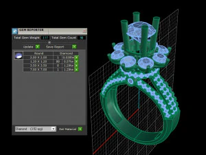 diamond ring 3D Print Model