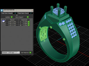 diamond ring 3D Print Model