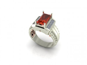 diamond ring 3D 打印模型